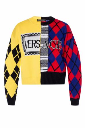 Logo-embroidered sweater, zdjęcie 1 Logo-embroidered sweater od Versace